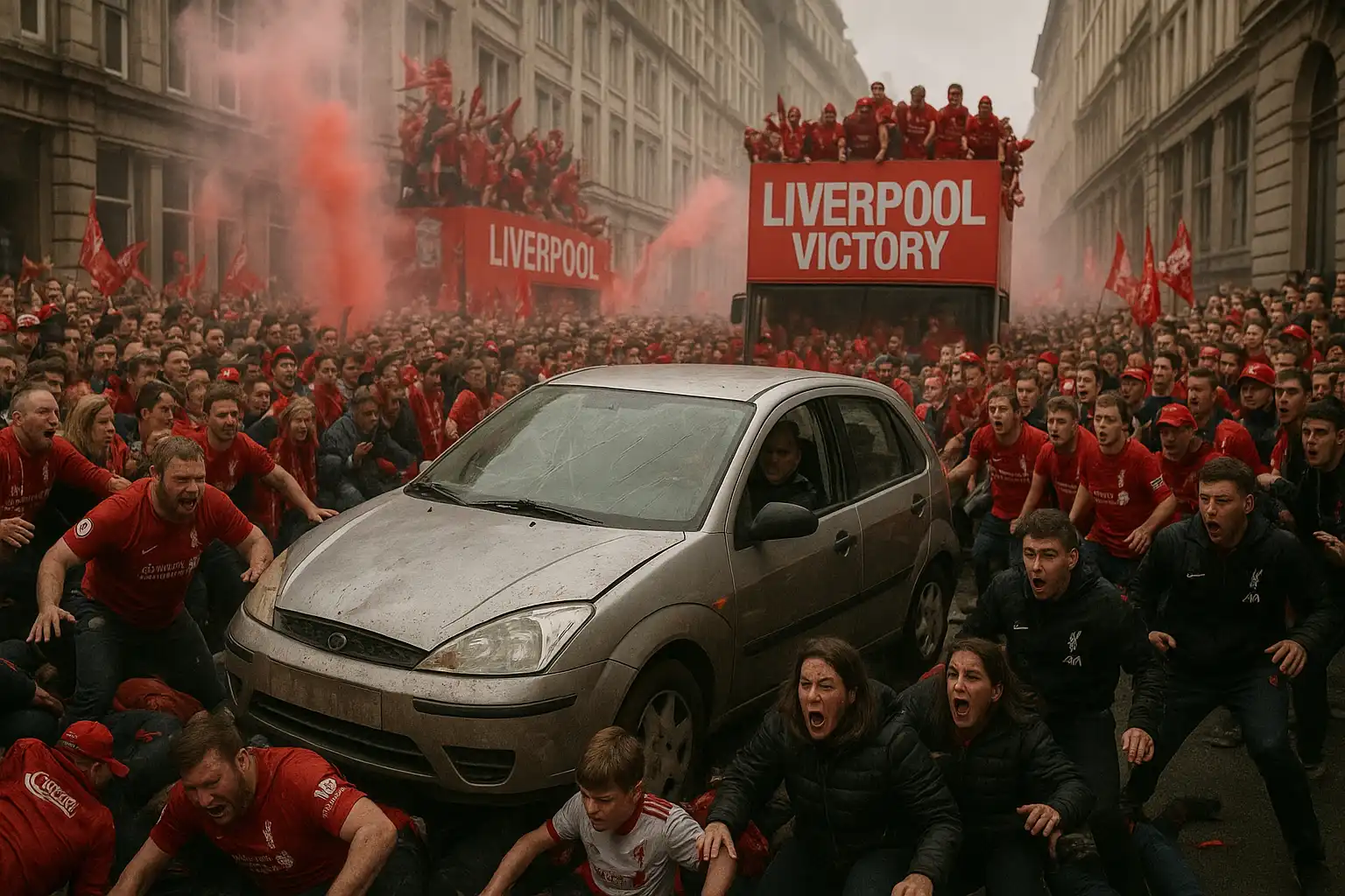 Horror at Liverpool Victory Parade